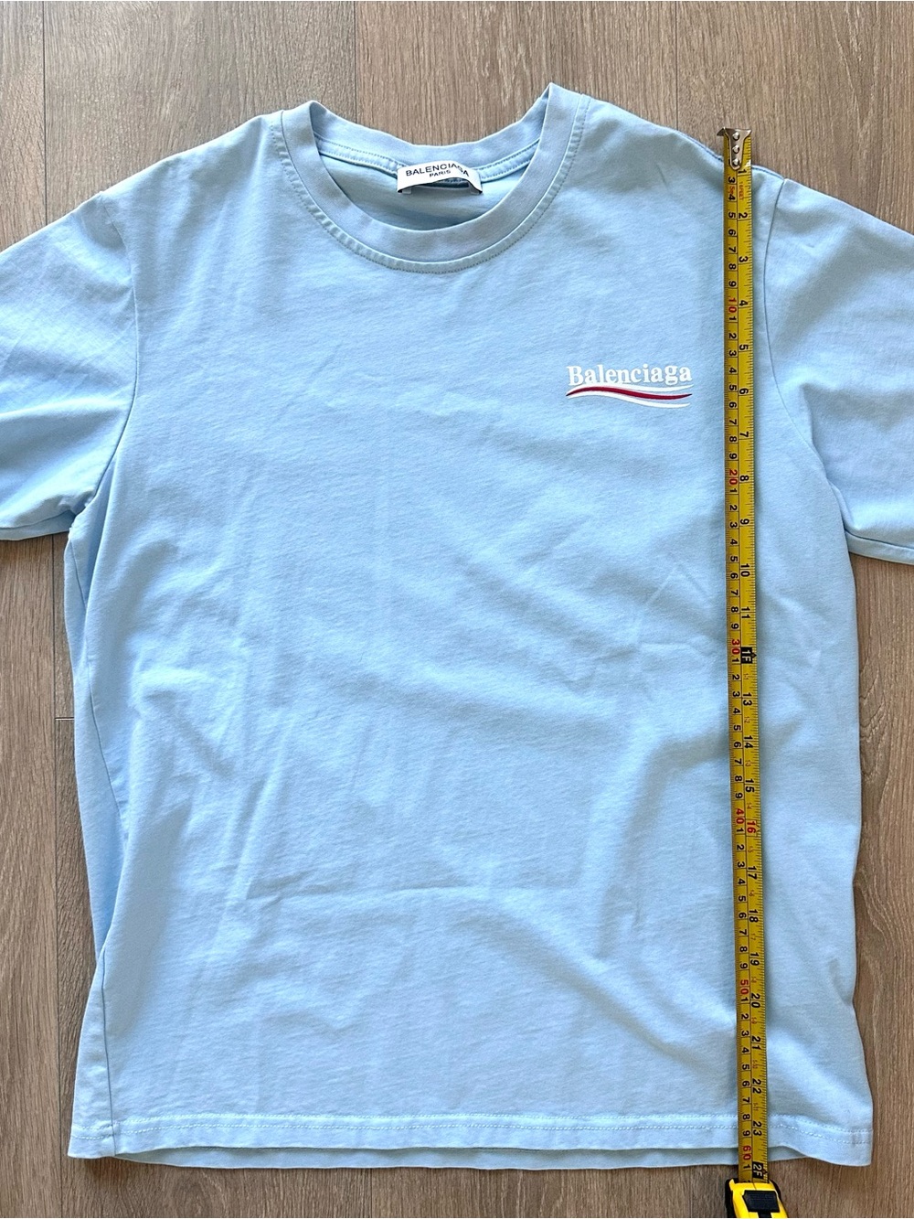 Balenciaga Political Campaign Sky T-Shirt Men’s XS